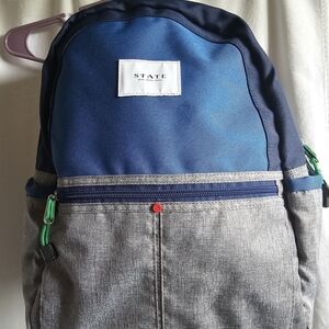 STATE Kid's Navy and Gray Backpack